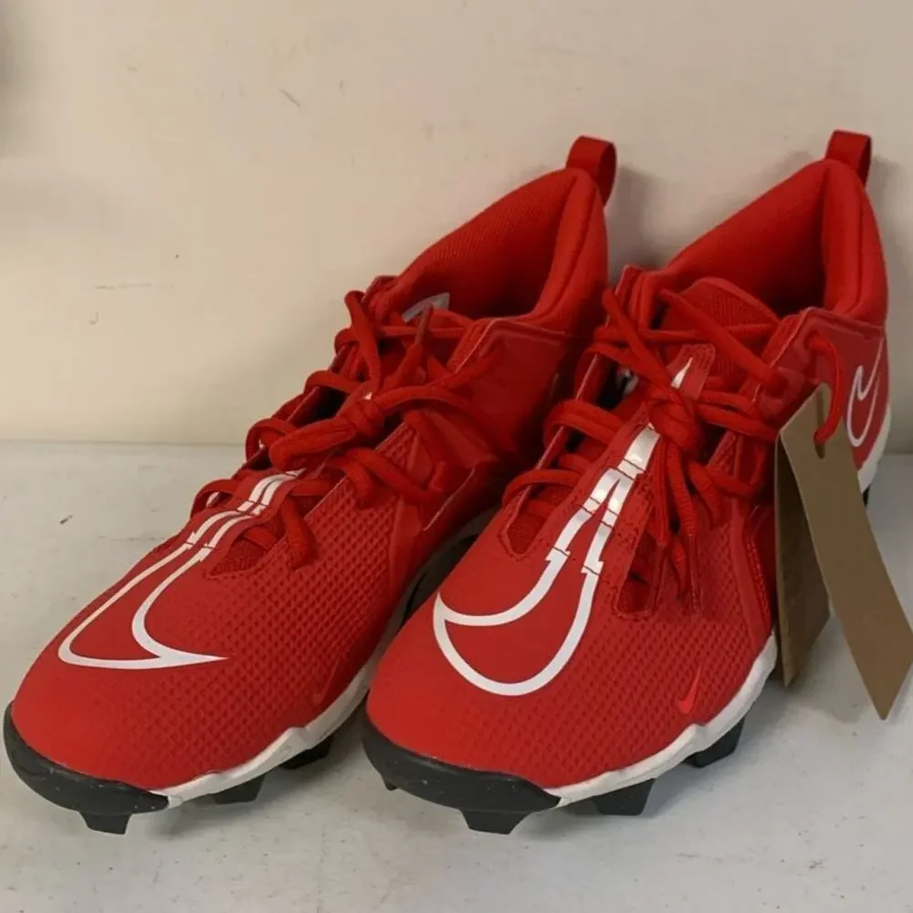 Nike Alpha Menace 3 Men's Size 11 Shark Red-White Football Cleats